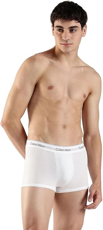 Calvin Klein underwear mens Icon Cotton Stretch 3-pack Low Rise Trunk