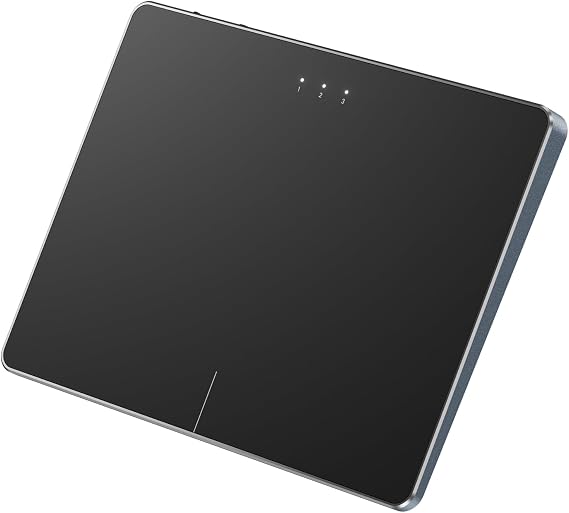 ProtoArc T1 Plus Bluetooth Trackpad for Win 11/10, Grey Black