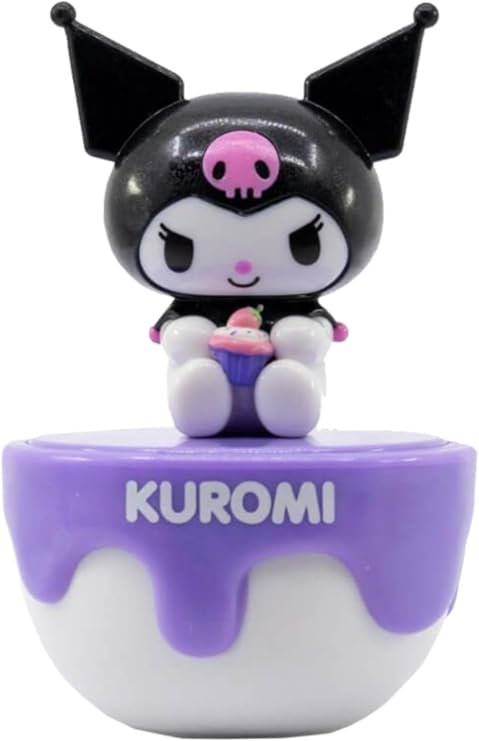 Yume Hello Kitty and Friends Strawberry Cake Surprise Kuromi Figure, 8cm