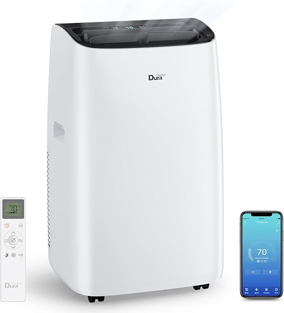 12000 BTU Portable Air Conditioner for Rooms Up to 550 Sq. Ft