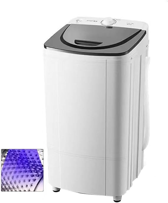 10Kg Spin Dryer, Energy&Power Saving Spinner, 360 Blue Light, 2800 RPM Portable Clothes Dryer, Gravity Drain Dryer