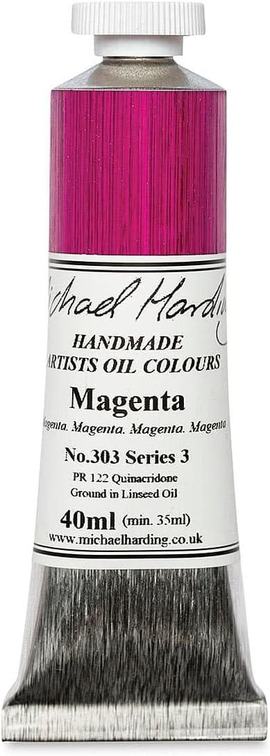 Michael Harding Artist Oil Colours, Magenta, 40ml Tube, 30340