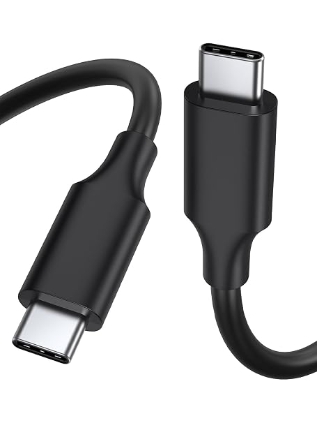 CableCreation Short USB4 Cable, Thunderbolt 4 Cable 40Gbps, 240W, 8K@60Hz, Compatible with Thunderbolt 3, Thunderbolt 4 and USB-C,3.3FT, Black