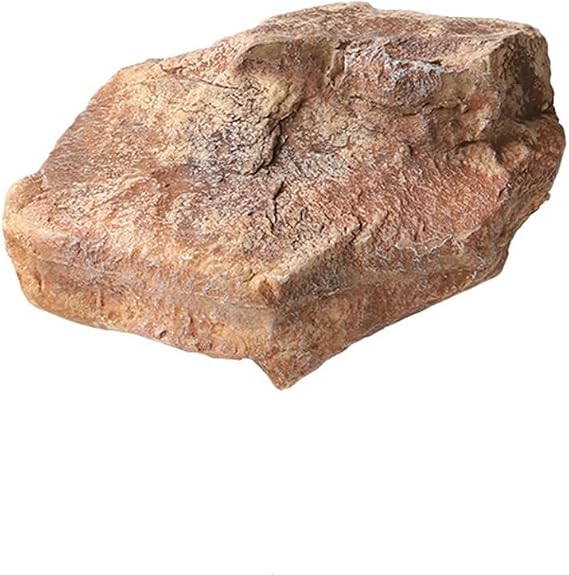 Artificial Landscape Rock, Realistic Natural Texture Fake Rock, Decorative Faux Stone Cover, All Season Weather for Garden Patio Lawn Yard(Brown,36x32x24cm)