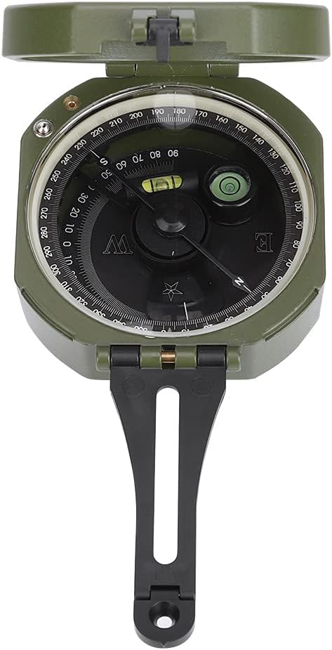 Outdoor Compass,Professional High Accuracy Geological Compass,Waterproof Fluorescent Compass,Navigation Pocket Compass for Hiking Camping Outdoors