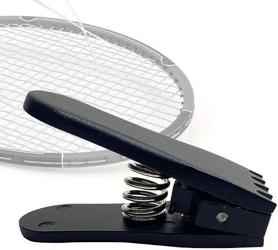 Badminton Stringing Clamp Universally Applicable Simple Tennis Racket Stringing Machine Accessory Tools, Holding The Racquet Line for ThreadingWork