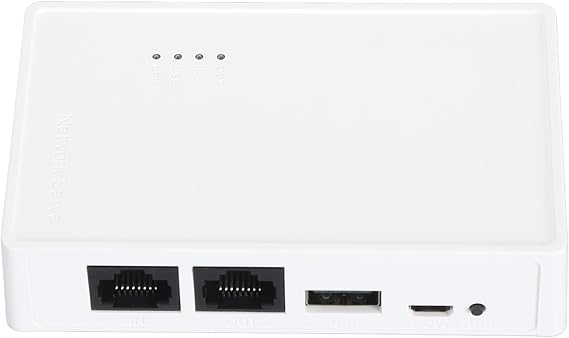 Print Server High Speed USB 2.0 Printer Server with LAN Bridge, Easy Web Management for WindowsOS X Printers