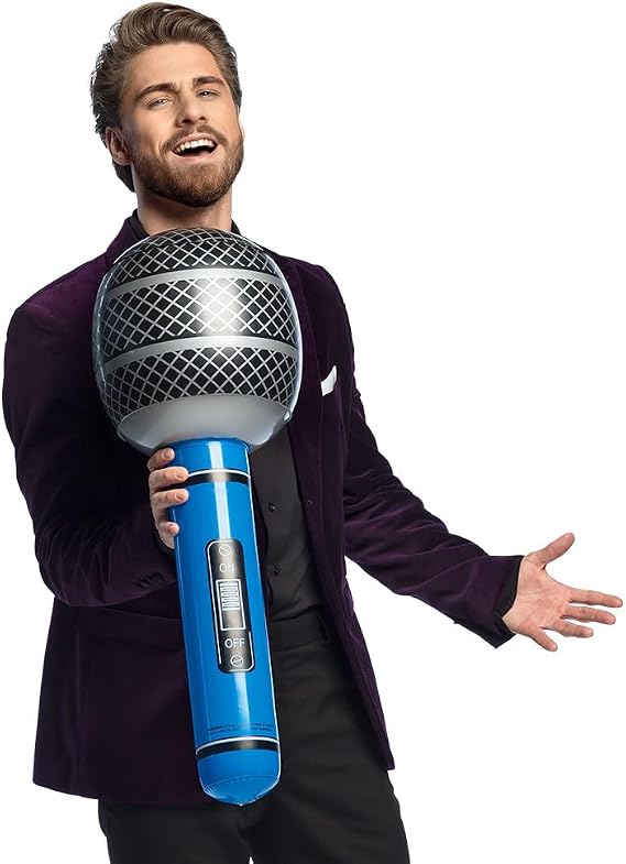Boland - Inflatable microphone, 76 cm