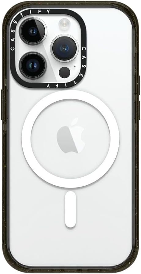 CASETiFY iPhone 14 Pro 用 ケース インパクトMagSafe対応 - ブラック