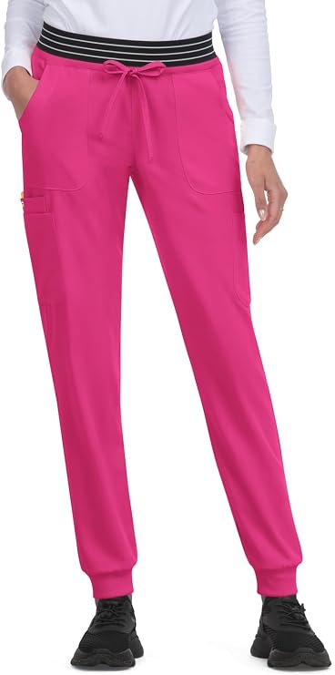 KOI Betsey Johnson Hollyhock Women's 8-Pocket Jogger-Style Scrub Pant