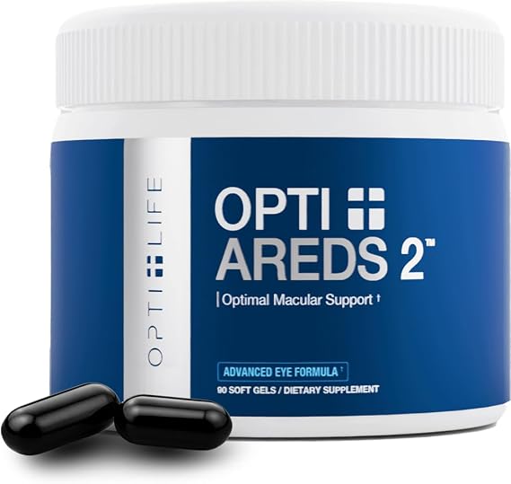 Opti + AREDS 2 Eye Vitamins | Lutein & Zeaxanthin Supplement | 90 Softgels