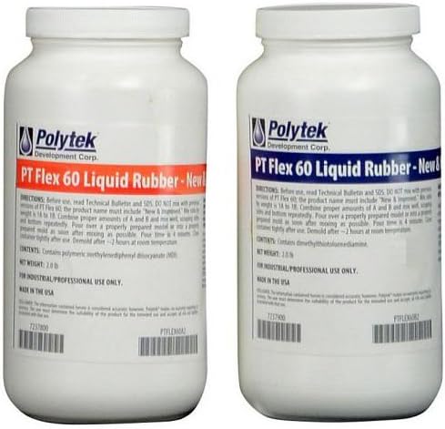 Polytek PT Flex 60 Liquid Rubber (4lb Kit)