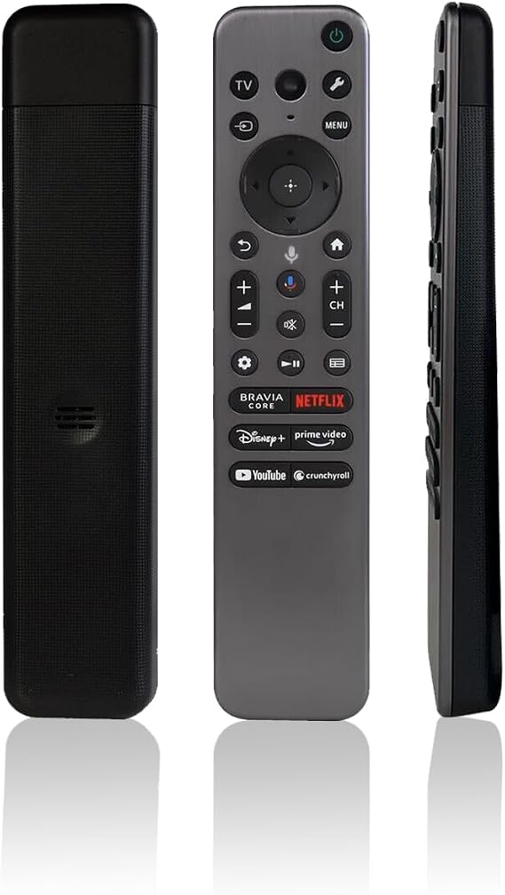 Voice Remote Control for Sony Bravia Smart TV KD-65X77CL KD-50X77L XR-85X90CL XR-75X90L XR-85X93L XR-65A75L XR-55A80L XR-77A95L KD65X77CL KD50X77L XR85X90CL XR75X90L XR85X93L Replacement