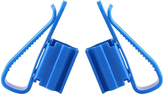 Tube Clip, 2Pcs Multifunction Plastic Adjustable Fish Mounting Clip, Water Pipe Tube Clamp Hose Holder for Fish or Bucket