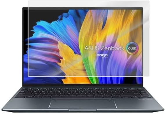 Engo ASUS Zenbook 14x OLED 14 İnç İle Uyumlu Mat Ekran Koruyucu Notebook, Yansıma Ve Parlama Önleyici Parmak İzi Bırakmayan Laptop Koruma, 9H Temperli Kırılmaz Esnek Nano Cam 16:10