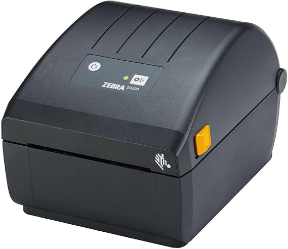 Zebra Direct Thermal Printer ZD230-4 Inch Desktop Printer - USB and Ethernet Connectivity - Suitable for Logistics, Light Manufacturing, Retail and Healthcare Applications