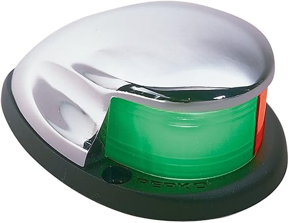 Perko 0227DP0CHR Horizontal-Mount Bi-Color Navigation Light