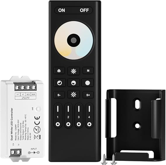 BTF-LIGHTING 5050 FCOB COB CCT RF Remote RC02RFB&C02RF Controller Kit