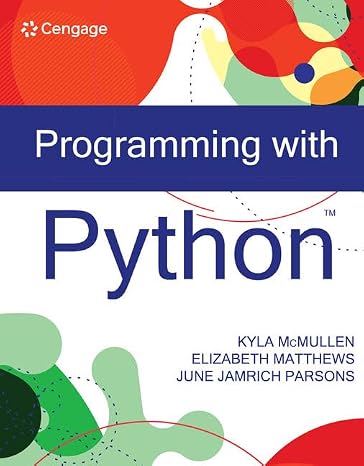 Programming with Python (MindTap Course List)