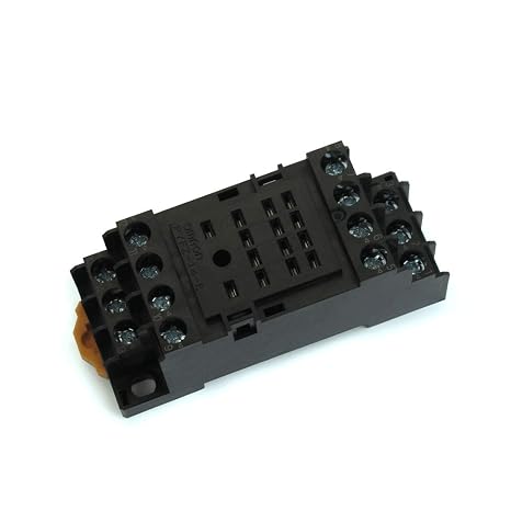 OMRON PYFZ-14-E 4 Pole, 6 AMP, DIN Mount, MY4 Socket, Relay Socket, Replaces: PYF14A-E, Sensor Accessory