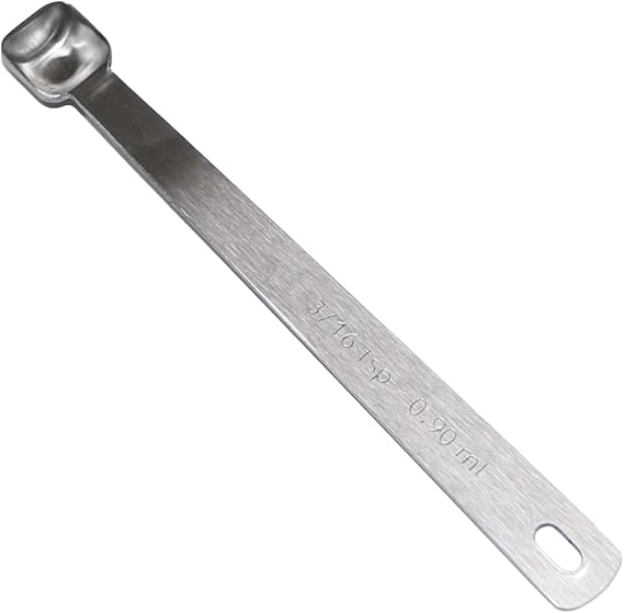 1PCS 3/16tsp(0.9ml) Tiny Measuring Spoon, Small Teaspoon for Tiny Amounts