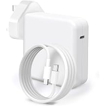 96W Mac Book Pro Laptop Charger, USB-C Charger Power Adapter for Mac Book Pro 16, 15, 14, 13 Inch, Mac Book Air 13 Inch, iPad Pro 2023/2022/2021/2020/2019, Included 6ft/1.8m USB C to C