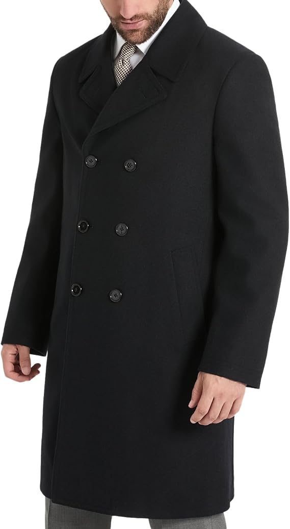 Ben Sherman Men's Ben Sherman Brenton Double Breasted Wool Overcoat BRENTON (pack of 1)