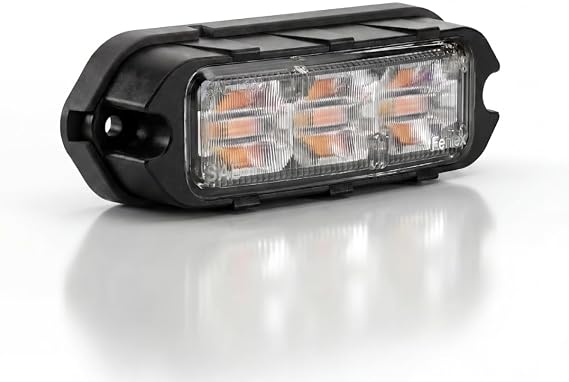 Feniex Quad Q3 Surface Mount | 3 Programmable Modes | Multicolor | 12 LEDs, Super Bright 3 Watt LEDs, SAE Class 1