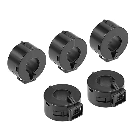 uxcell 15mm Ferrite Cores Ring Clip-On RFI EMI Filter Cable Clip