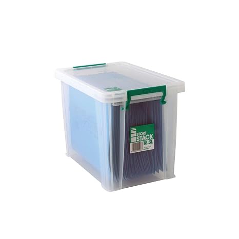 18.5 Litre Storage Box W400 x D260 x H290 mm Clear RB11086