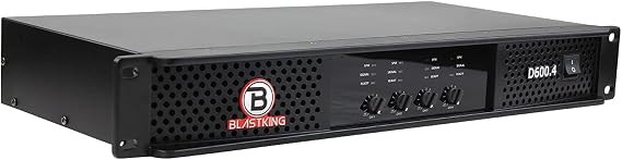 Blastking D600.4 2400 Watt 4 Channel Class D Amplifier
