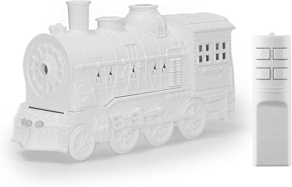 Train Diffuser 300ML, Essential Oil Diffuser for Home Scent Aromatherapy Diffuser with Remote Control, Jellyfish Diffuser for Bedroom Waterless Auto Off, Bathroom Office