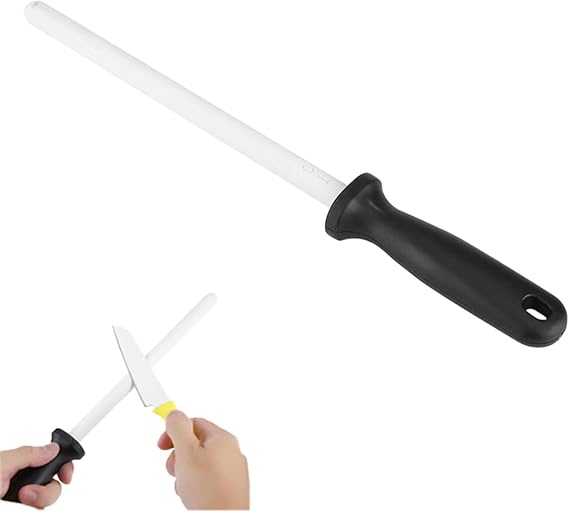 Ceramic Honing Rod, Diamond Knife Sharpener Honing Rod Stick