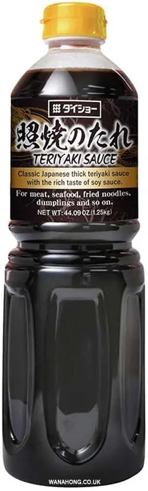 DAISHO Teriyaki Sauce - Classic Japanese Thick Sauce for Meat and Seafood | 1.25kg Bottle