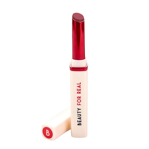 Beauty For Real Lip Revival Essential Hydration Serum Lipstick, Neutral - Lightweight & Hydrating - Contains Hyaluronic Acid, Mango Butter, and Nourishing Plant Oils