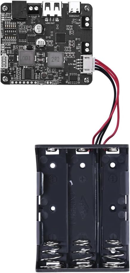 5V-24V Solar Power Management Module with MPPT, Type-C Power Adapter, 5V/3.1A Regulated Output, USB C, for Solar Charging, IoT and Eco-Friendly Projects