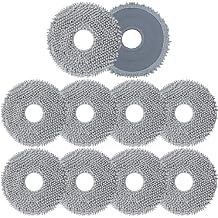 10 Pack Mop Pads for Roborock Q Revo/Qrevo S/Qrevo Pro/Qrevo Plus/Qrevo Master/Qrevo Slim/Qrevo Curv/Qrevo Edge/Qrevo MaxV/Saros 10R Robot Vacuum, Microfiber Mop Cloth Replacement Accessories