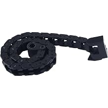 Drag Chain Replacement Kit for Flashforg AD5X: Open Type Plastic Wire Carrier Flexible Nested Drag Chain Cable Track Black with Printed Mounting Part 3D Printer Accessories