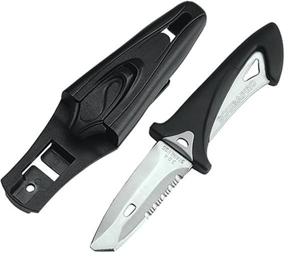 SCUBAPRO White Tip Stainless Steel Diving Knife, White