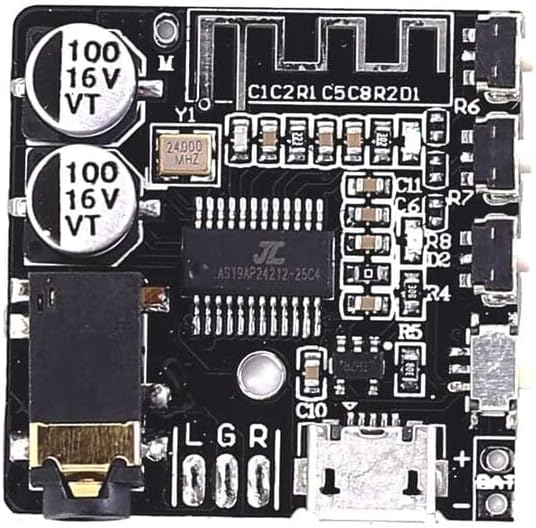 SANEC® Bluetooth 5.0 Ses Müzik Alıcı Modülü Devre Kartı 5V Alıcı 3.5mm Stereo Jack