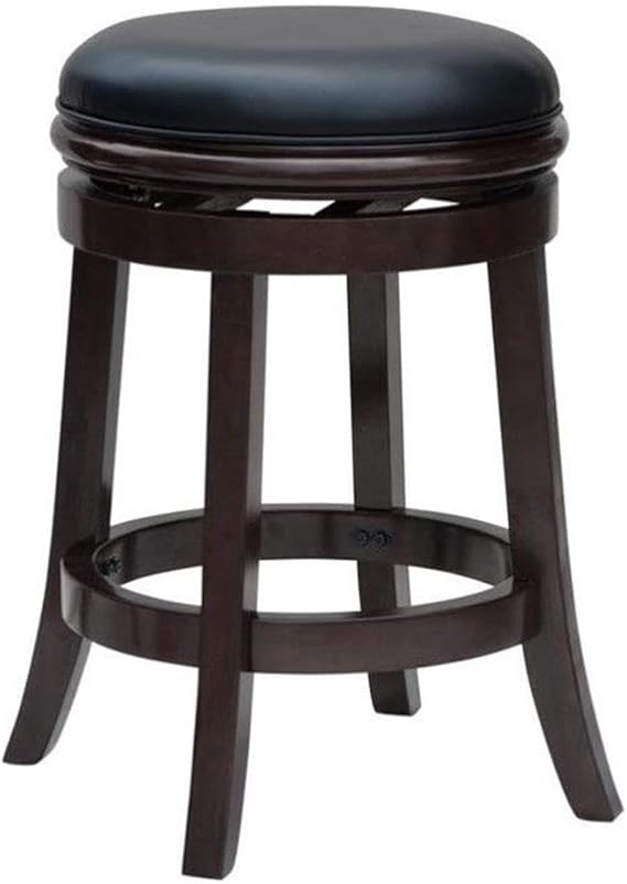 Boraam Backless Counter Height Stool, 24-Inch, Cherry