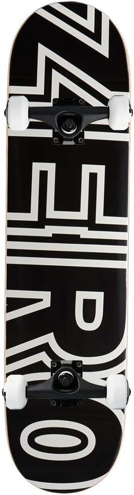 Zero Skateboard Assembly Bold Black 8.5" Complete