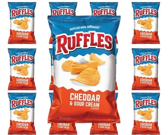 Ruffles Cheddar & Sour Cream - 10 Count