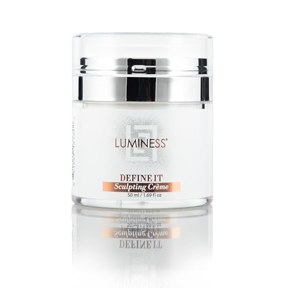 LUMINESS Sculpting Cream - Skin Firming and Tightening Lotion - Moisturizer, Anti-Aging, Anti-Wrinkle Body Cream - Lift and Smooth Face, Neck, Decollete w/Volufiline, Matrixyl, Firming Skin care