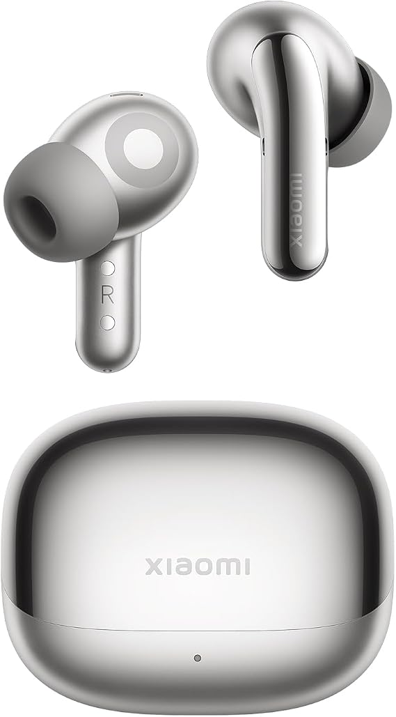 Xiaomi Buds 5 Pro Bluetooth Kulaklık - Hibrit ANC, Yüksek Çözünürlüklü Ses, Çift Cihaz Eşleştirme, 11mm Dinamik Sürücü, Hızlı Şarjlı 38H Pil Ömrü, IP54 - Titanyum