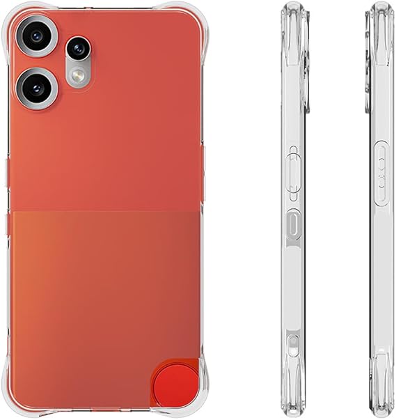 Phone Case for CMF Phone 2 Pro Smartphone, Transparent,Shockproof
