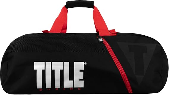 Title Boxing Champion Sport Bag/Backpack - Gym Bag, Athletic Bag, Boxing Gym Duffle Bag, Boxing Equipment Bag, Sports Bag, Equipment Bag, Duffle Bag