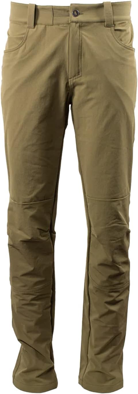 Pnuma Outdoors Pathfinder Pant, Dark Tan, 4-Way Stretch, Moisture-Wicking,