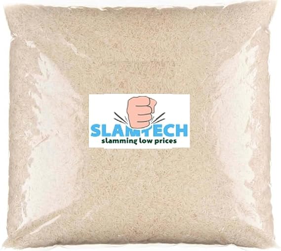 Premium Basmati Rice, Extra Long Grain, 5kg Bulk Pack, Aromatic Indian Rice
