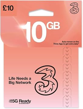 Three Mobile Pay As You Go SIM